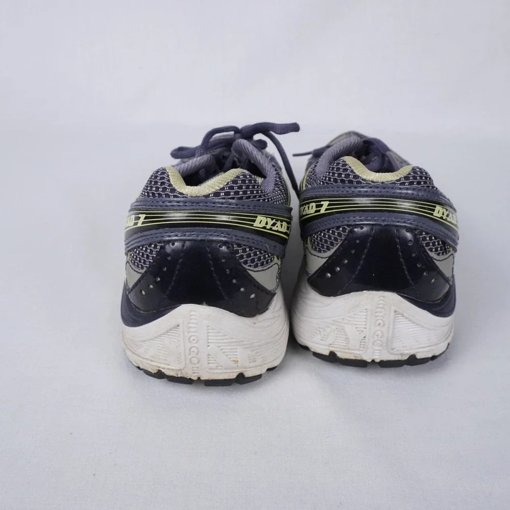 Brooks Dyad 7 Y2K Retro Black Silver Running Shoes 1101211D172 Mens Size 8 Med B